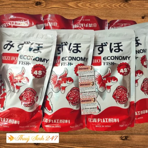 Cám Nhật Mizuho Economy Fish Food Túi 500g - Thức Ăn Chìm Cho Cá Vàng