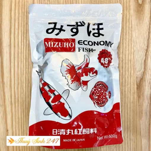 Cám Nhật Mizuho Economy Fish Food Túi 500g - Thức Ăn Chìm Cho Cá Vàng